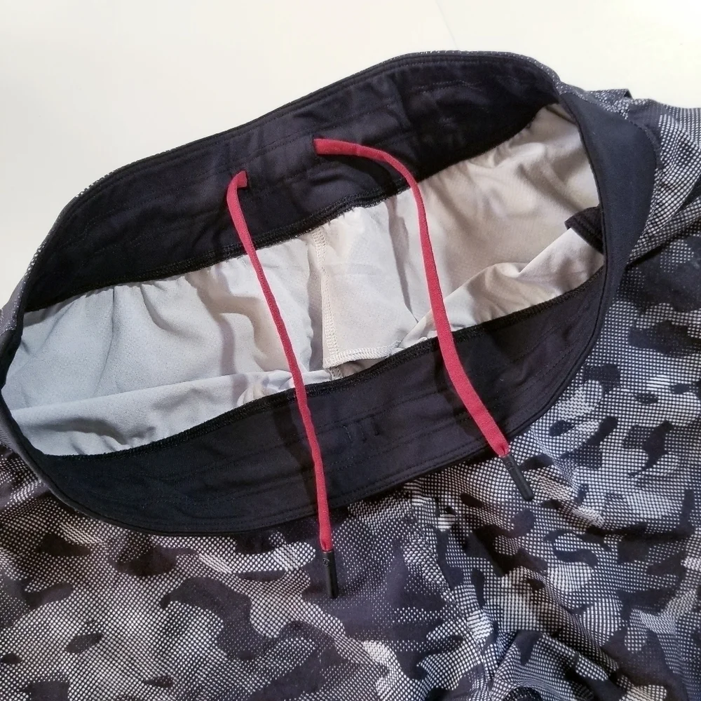 LULULEMON | T.H.E Short Linerless 9” Short Variegated Mesh Camo Black